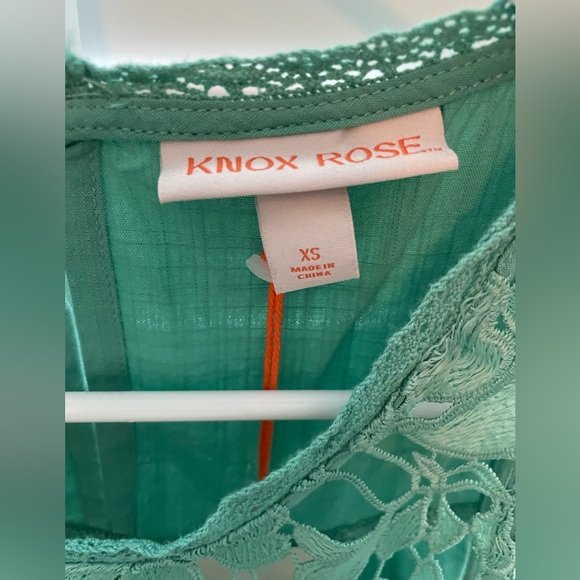 NWT Knox Rose sleeveless blouse, color Batik Green, size Small - Picture 6 of 12
